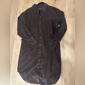 Madewell Brown Shirt Dress